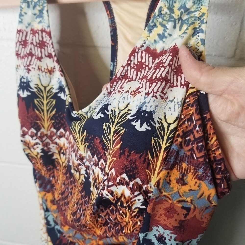 Garnet Hill Patchwork Floral One Piece Swimsuit - image 5